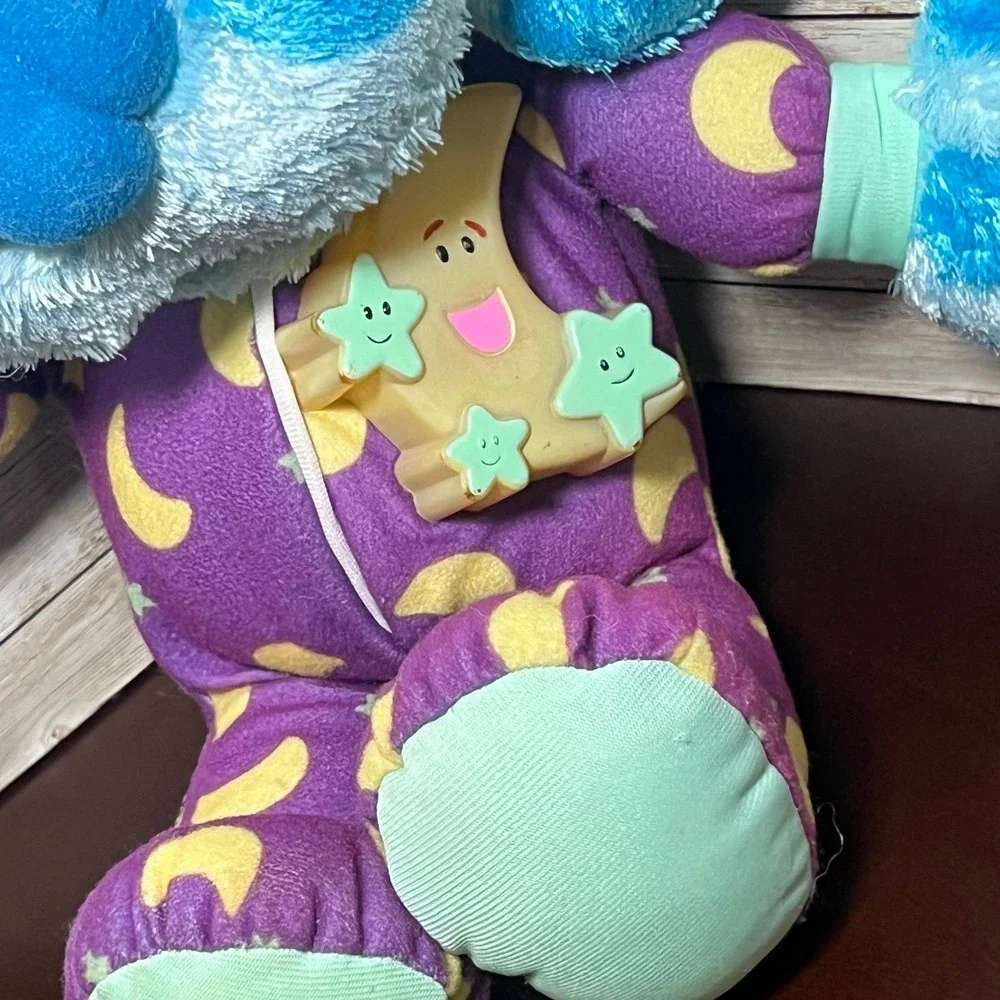 2004 fisher price bedtime singing light up blues clues dog‎ plush 13